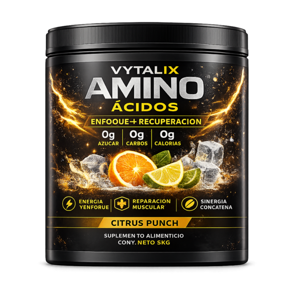 vytalix aminoácidos enfoque + recuperación – citrus punch (3kg) vytalix aminoácidos enfoque + recuperación – citrus punch (3kg)